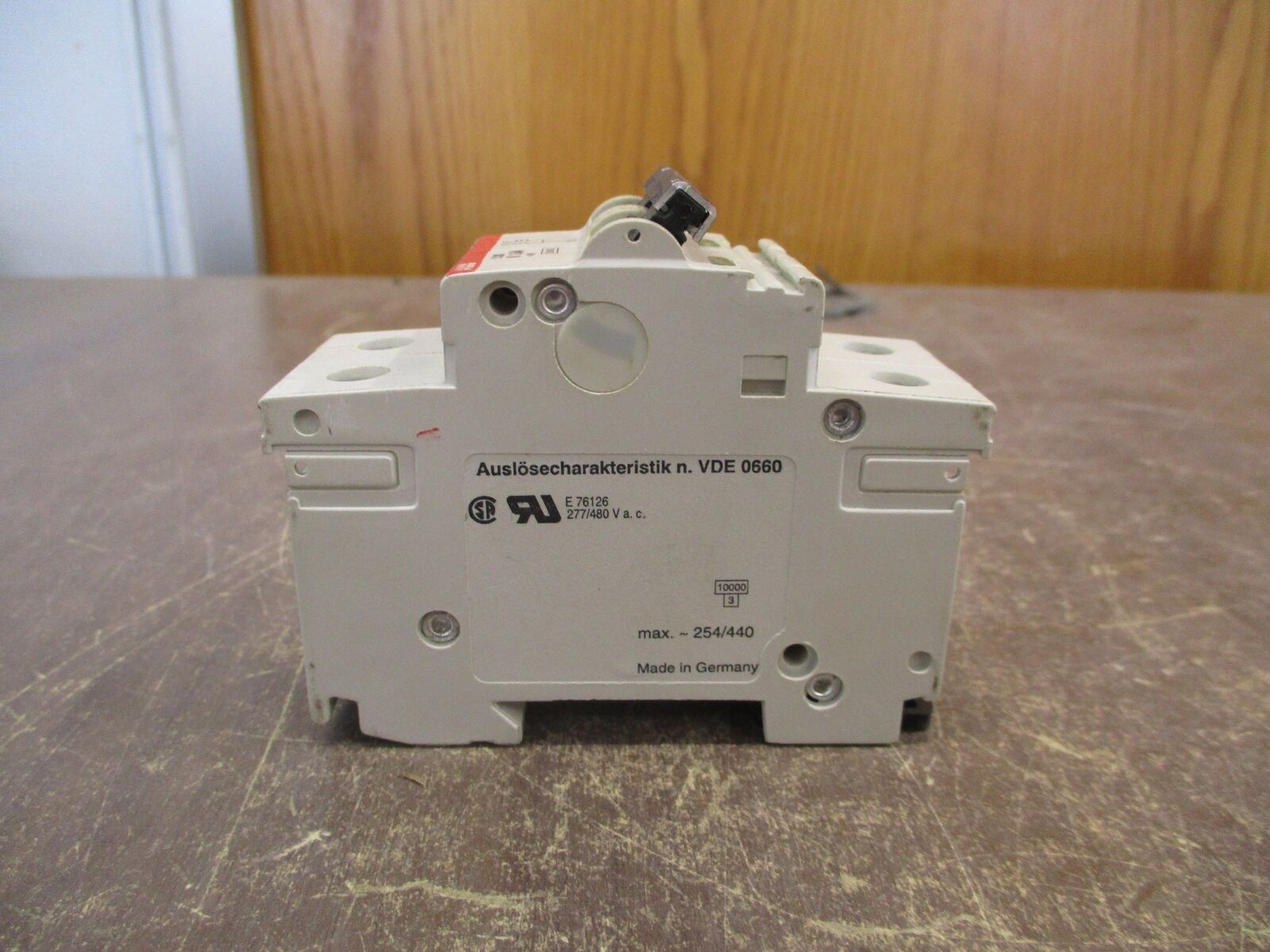 ABB Circuit Breaker S 282 K 1,6A 400V 1.6A 2P *Lot of 2* Used