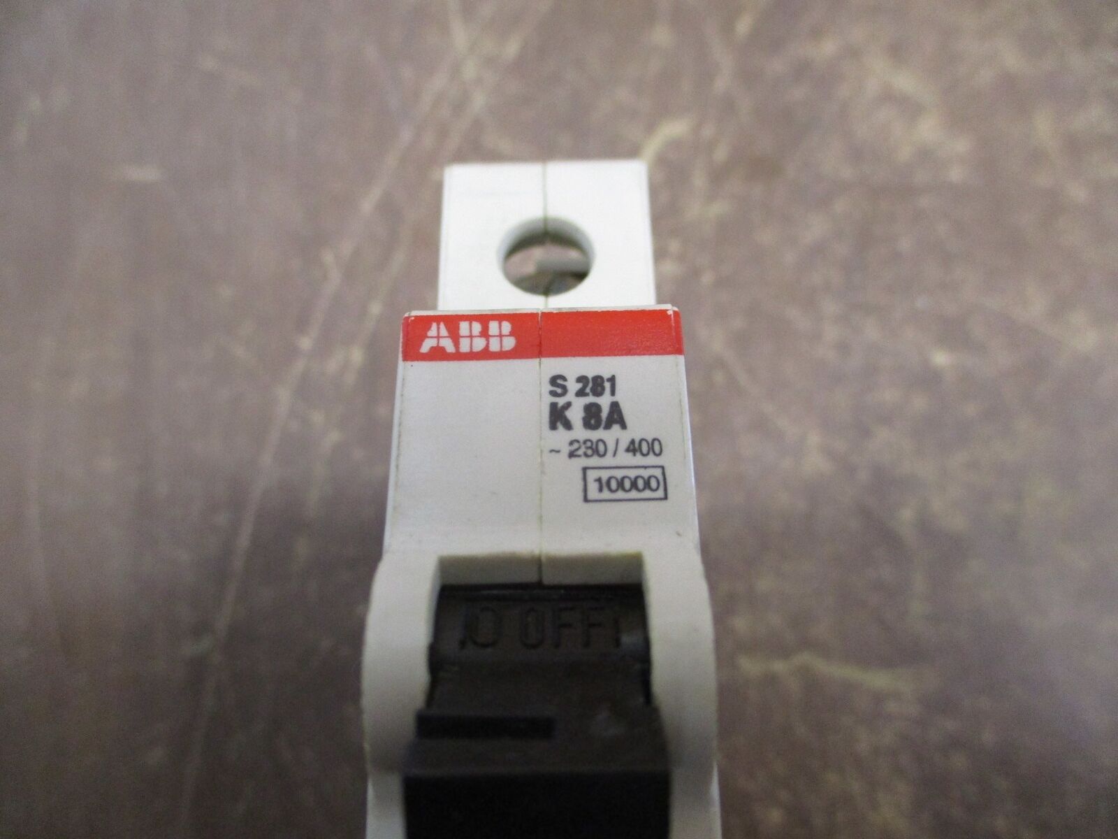 ABB Circuit Breaker S 281 K 8A 230/400V 8A 1P *Lot of 2* Used