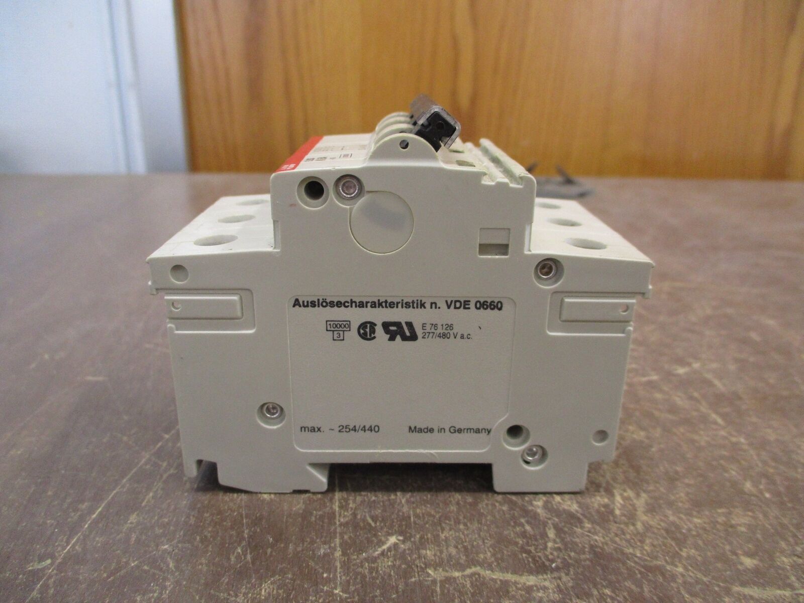 ABB Circuit Breaker S 283 K 6A 400V 6A 3P Used