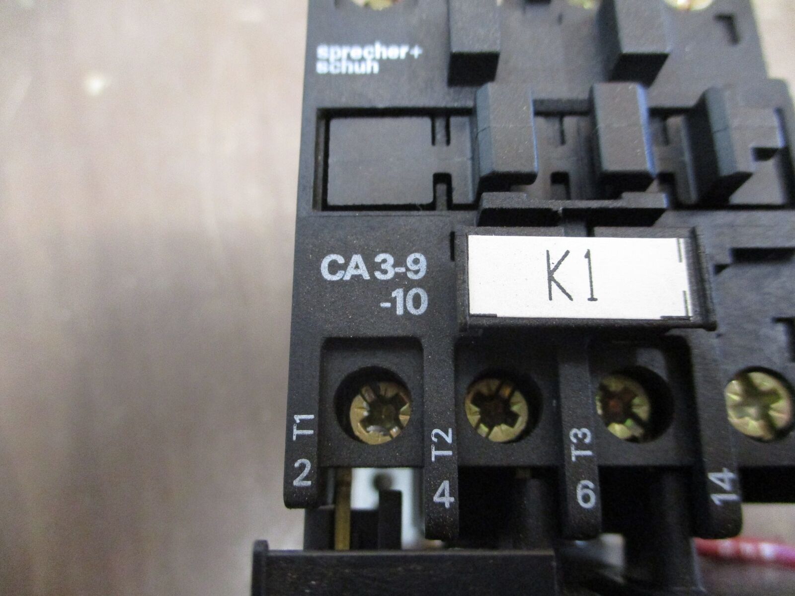Sprecher + Schuh Starter CA3-9-10/CT 3-12 24V Coil Trip: 3.8-6A Used