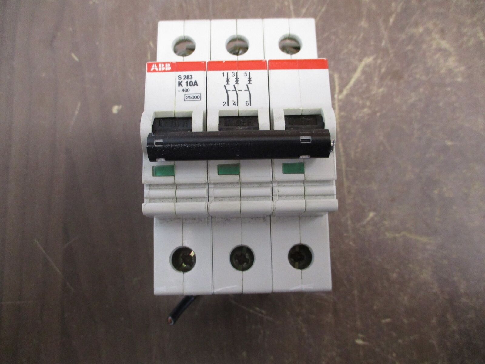 ABB Circuit Breaker S 283 K 10A 400V 10A 3P Used