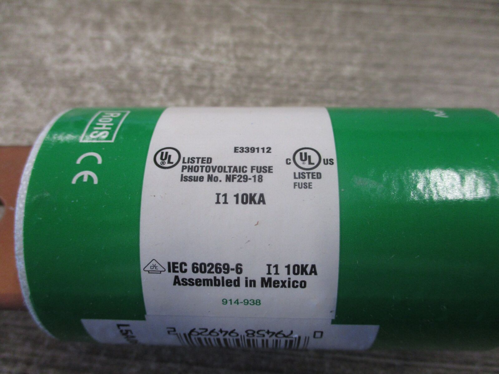 Littelfuse Photovoltaic Fuse 1000VDC 350A New Surplus