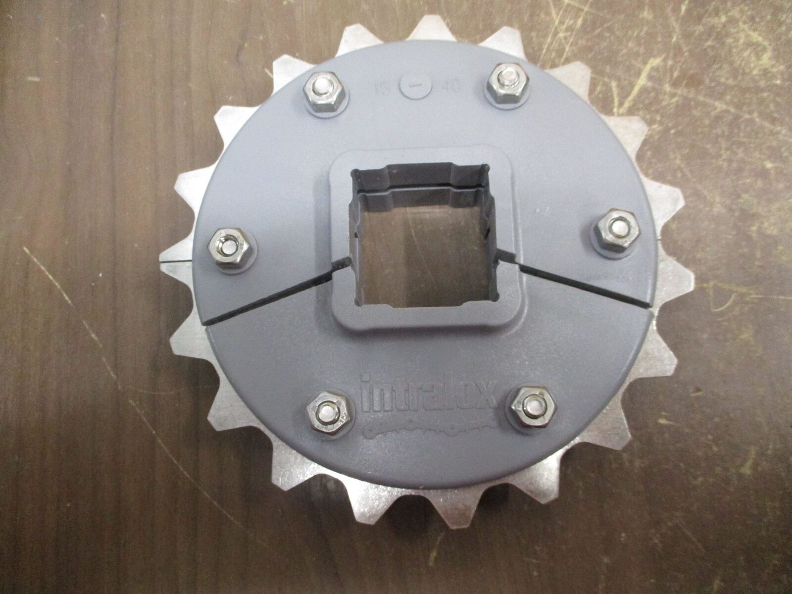 Intralox Conveyor Sprocket 15-40 1.5" Square Bore *No Box* New Surplus