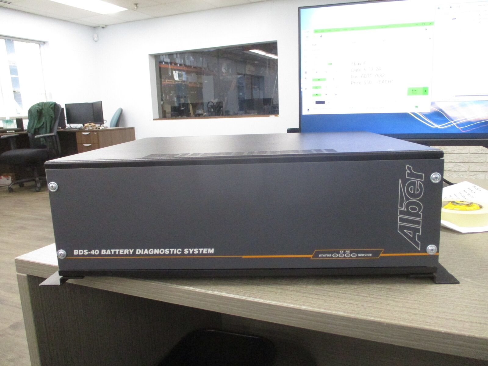 Alber BDS-40 Battery Diagnostic System Unit 1001-751HCR6A Used