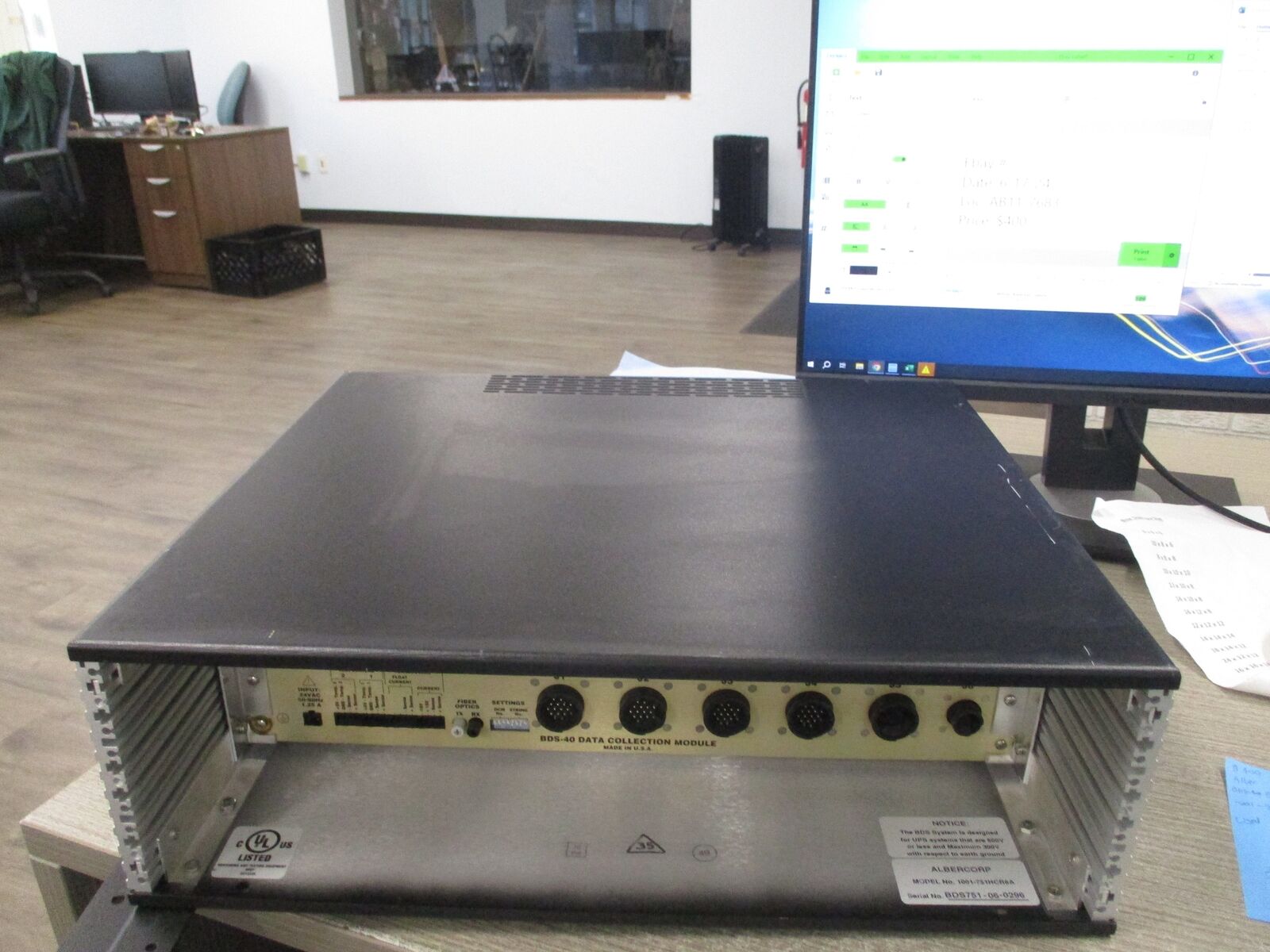 Alber BDS-40 Battery Diagnostic System Unit 1001-751HCR6A *Missing (1) Mounting