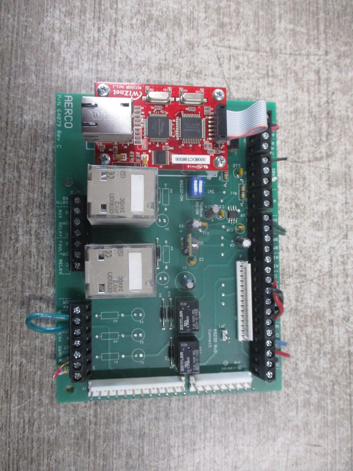 Aerco Benchmark Control Card 64079 Rev. C Used