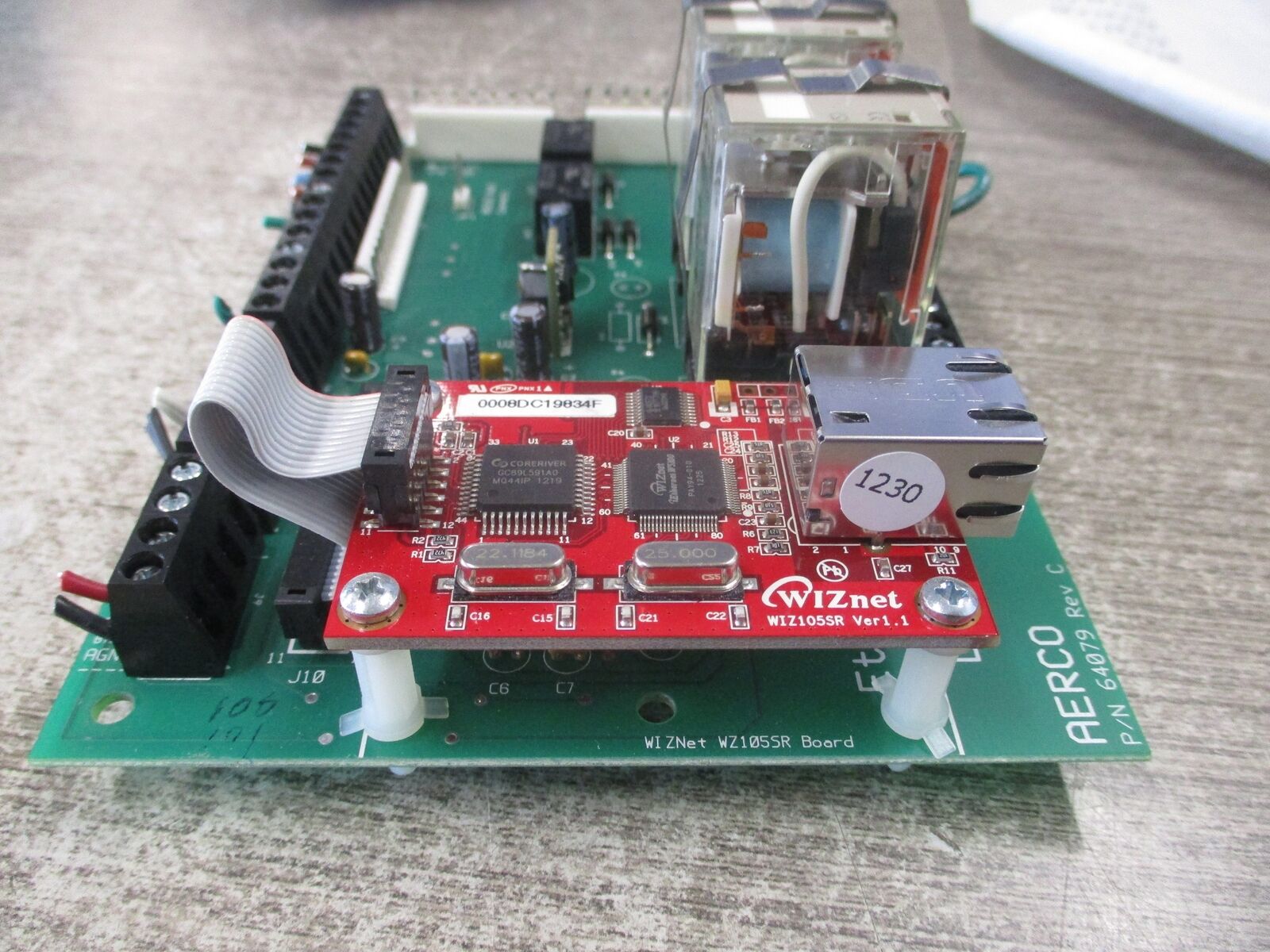 Aerco Benchmark Control Card 64079 Rev. C Used