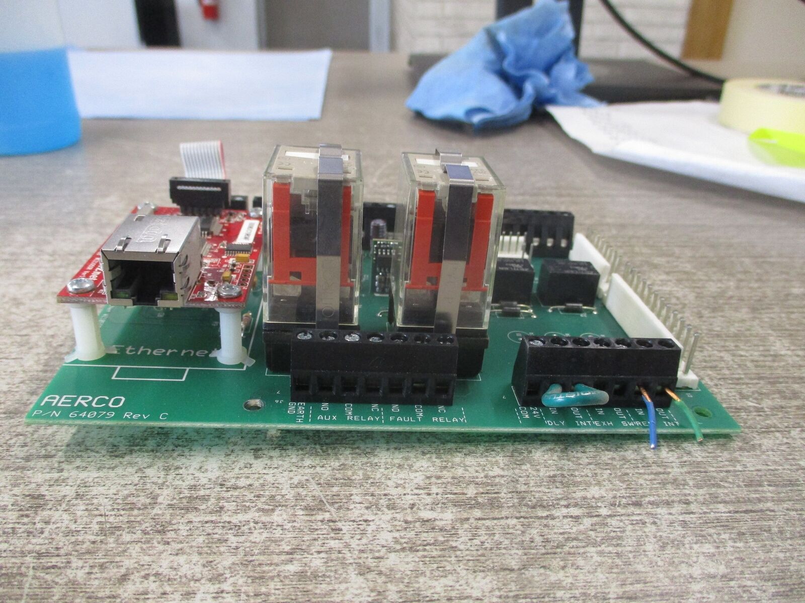 Aerco Benchmark Control Card 64079 Rev. C Used