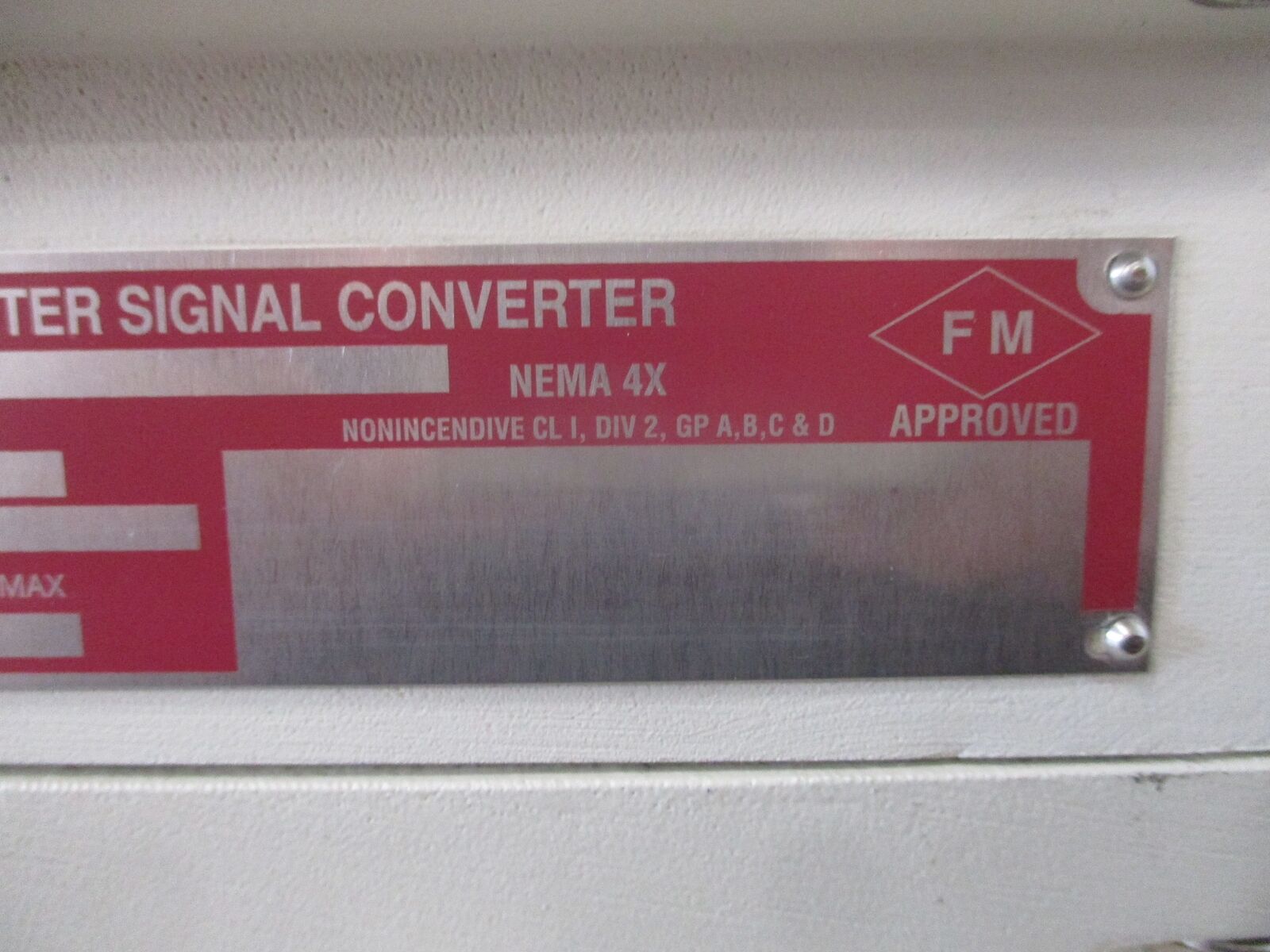 ABB Magnetic Flowmeter Signal Converter M2DCD1 A012 115V 60Hz 23VA Output: 4-20M