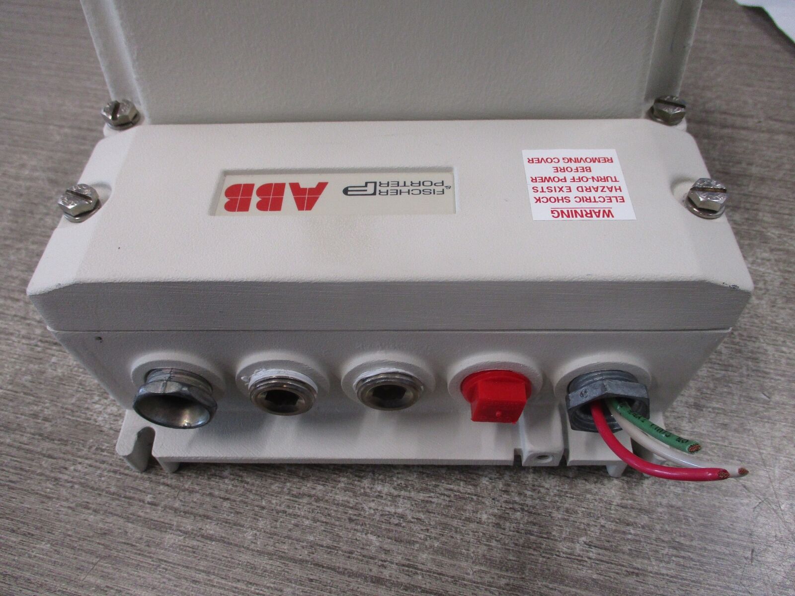 ABB Magnetic Flowmeter Signal Converter M2DCD1 A012 115V 60Hz 23VA Output: 4-20M