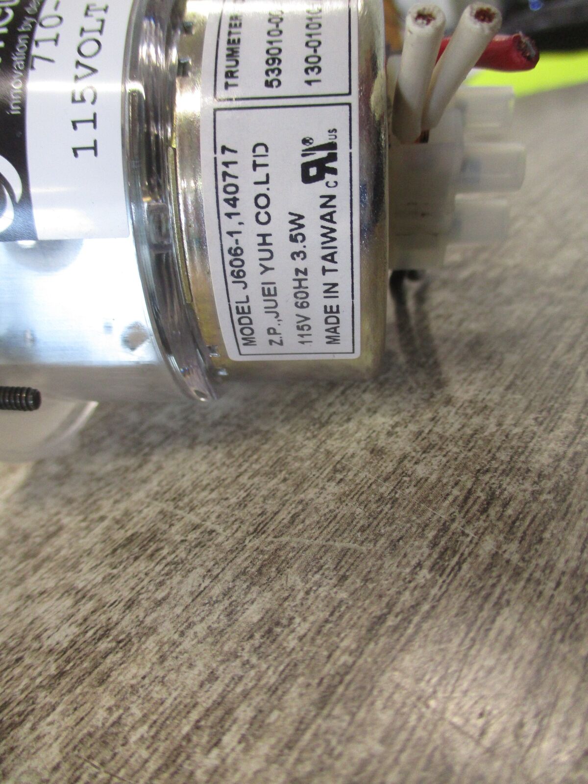 Trumeter Hour Meter 710-0002 115V 60Hz Used