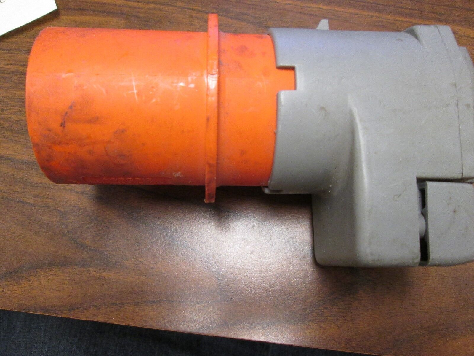 Hubbell 90° Plug A460P12 60A 125/250VAC 3P 4W Used