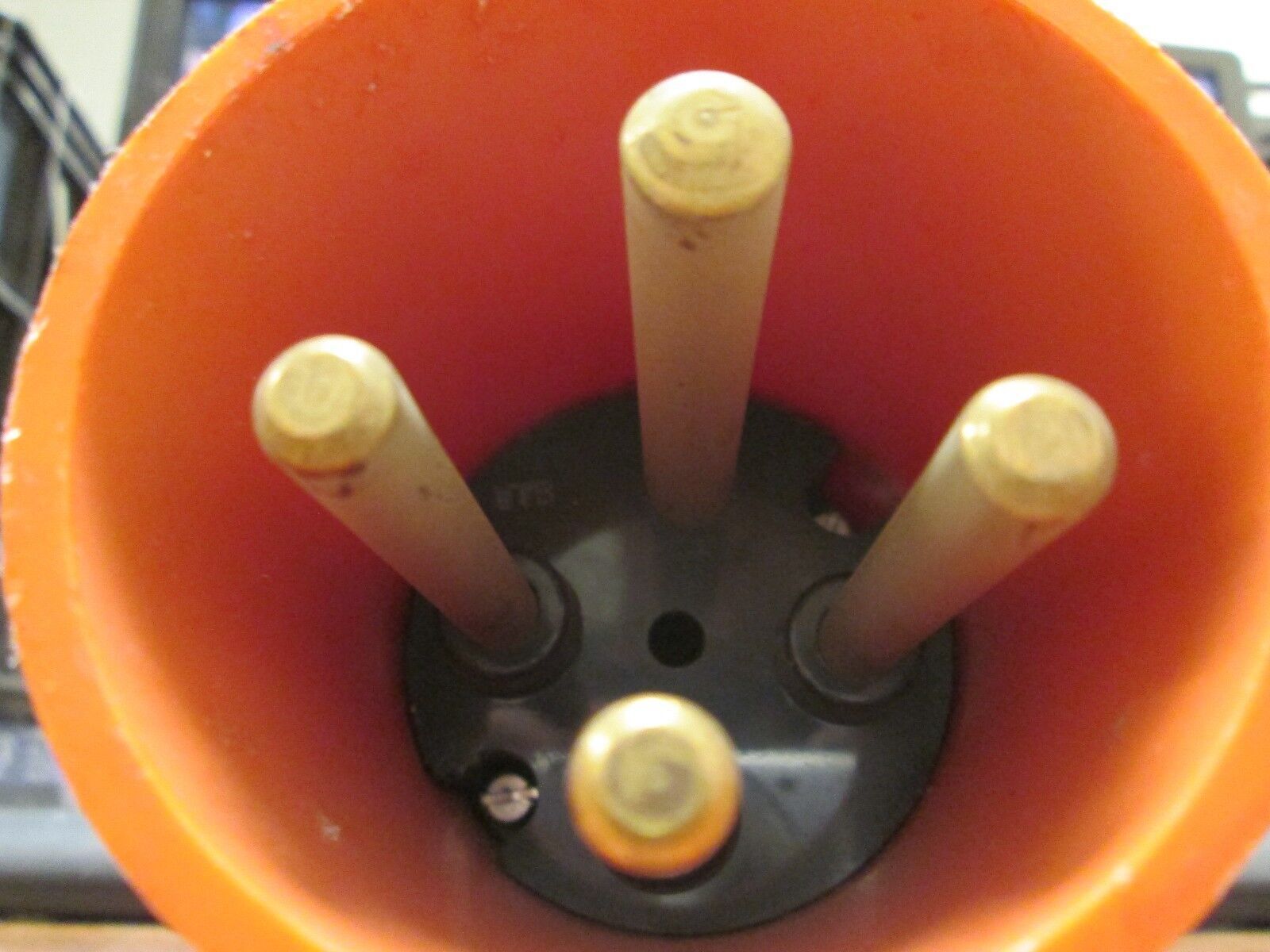 Hubbell 90° Plug A460P12 60A 125/250VAC 3P 4W Used