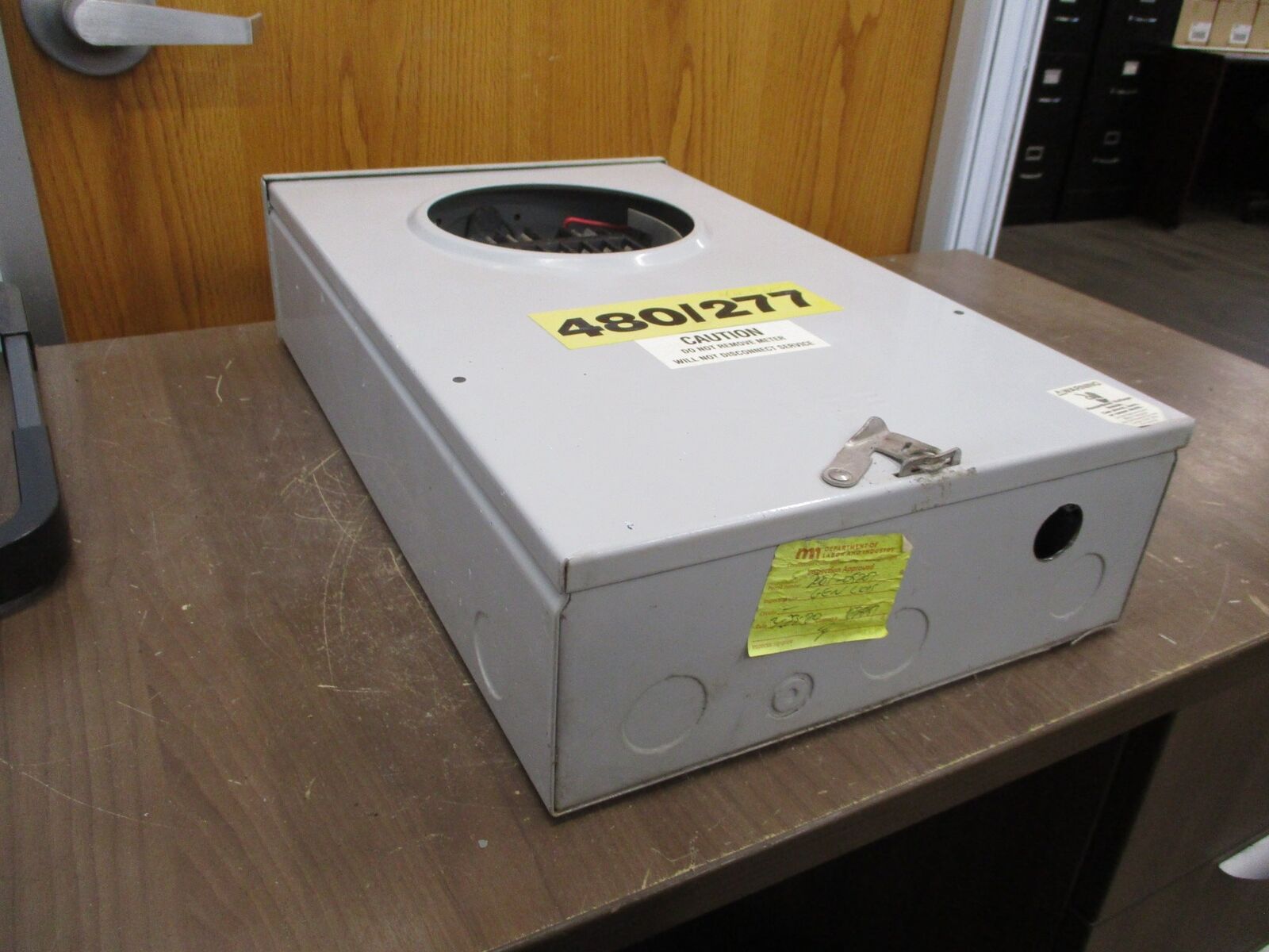 Meter Device Co. 3R Meter Socket 602U3010C13-086 30A 600V 3Ph 4W Used