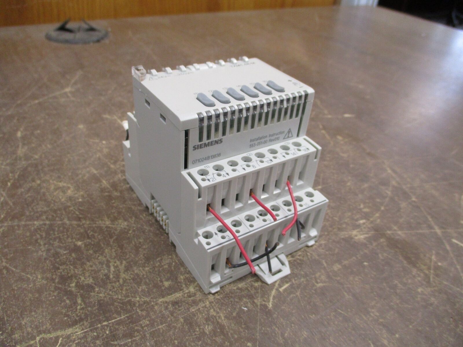 Siemens I/O Relay Module TXM1.6R-M *No Cover* Used