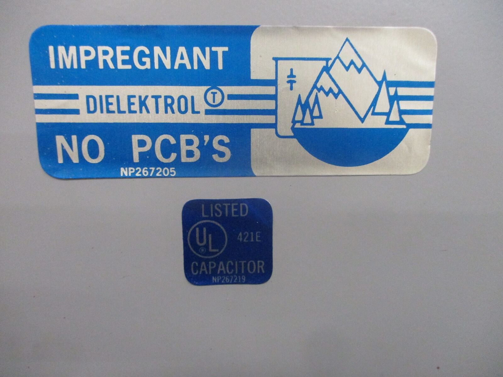 GE Dielek Trol Capacitor 65L331SB1 30kVAR 480V 60Hz 3Ph Used