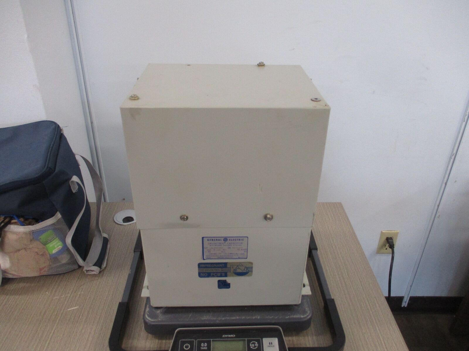 GE Dielek Trol Capacitor 65L331SB1 30kVAR 480V 60Hz 3Ph Used