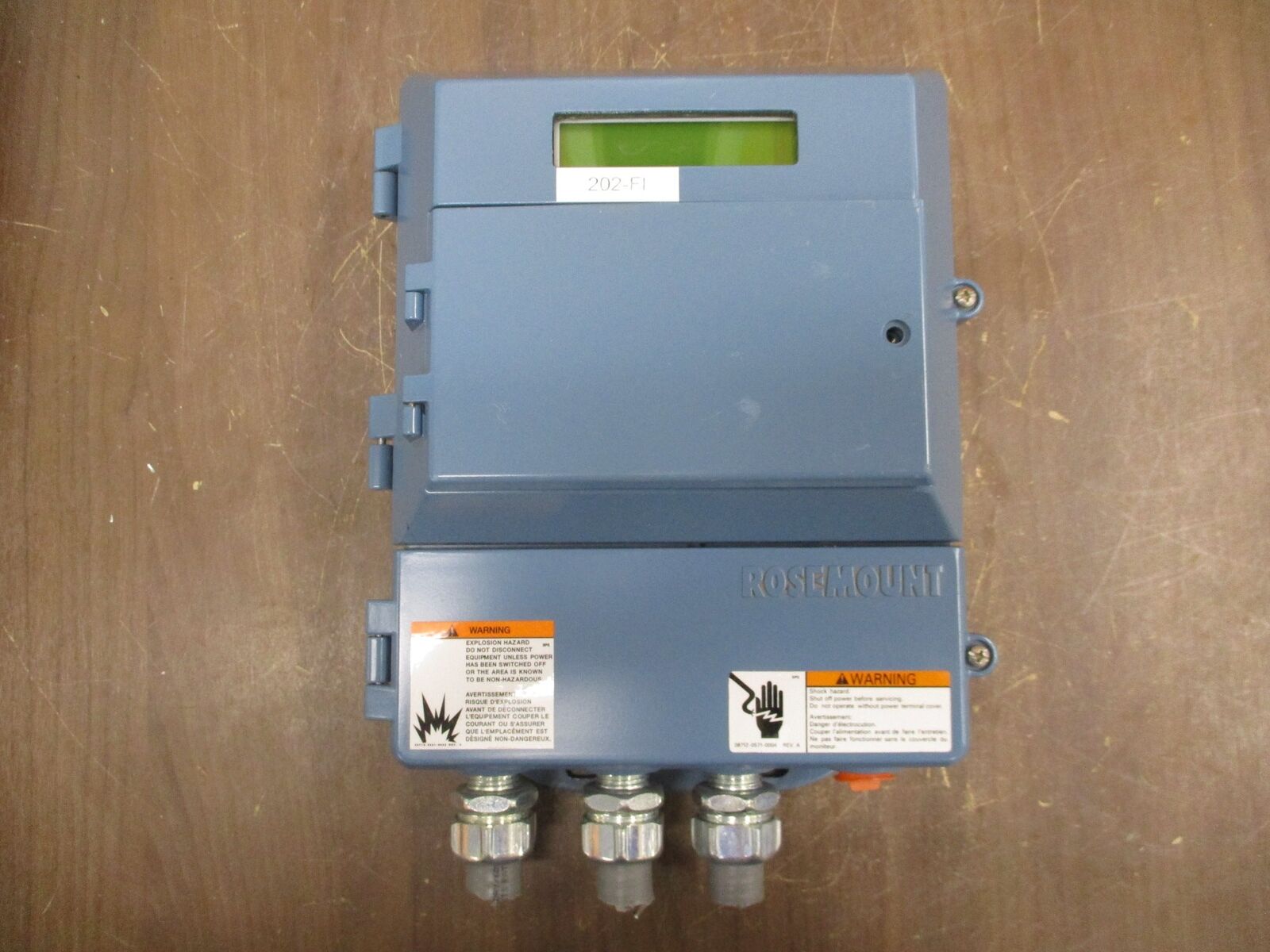 Rosemount Flow Transmitter 8750WA12ESR1A1FPSB120CA1N HM4AXD1 Used