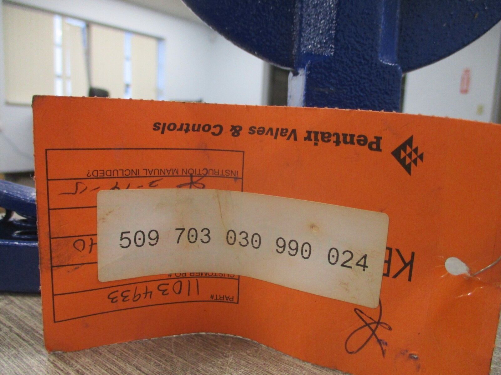 Keystone Butterfly Valve F990-80 Size : 3" New Surplus