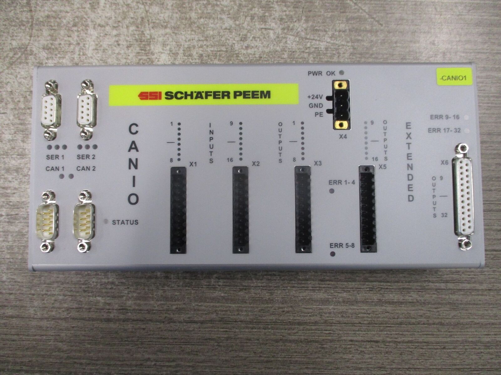 SSI Schafer Peem CAN I/O H01CA008 *No Connectors* Used