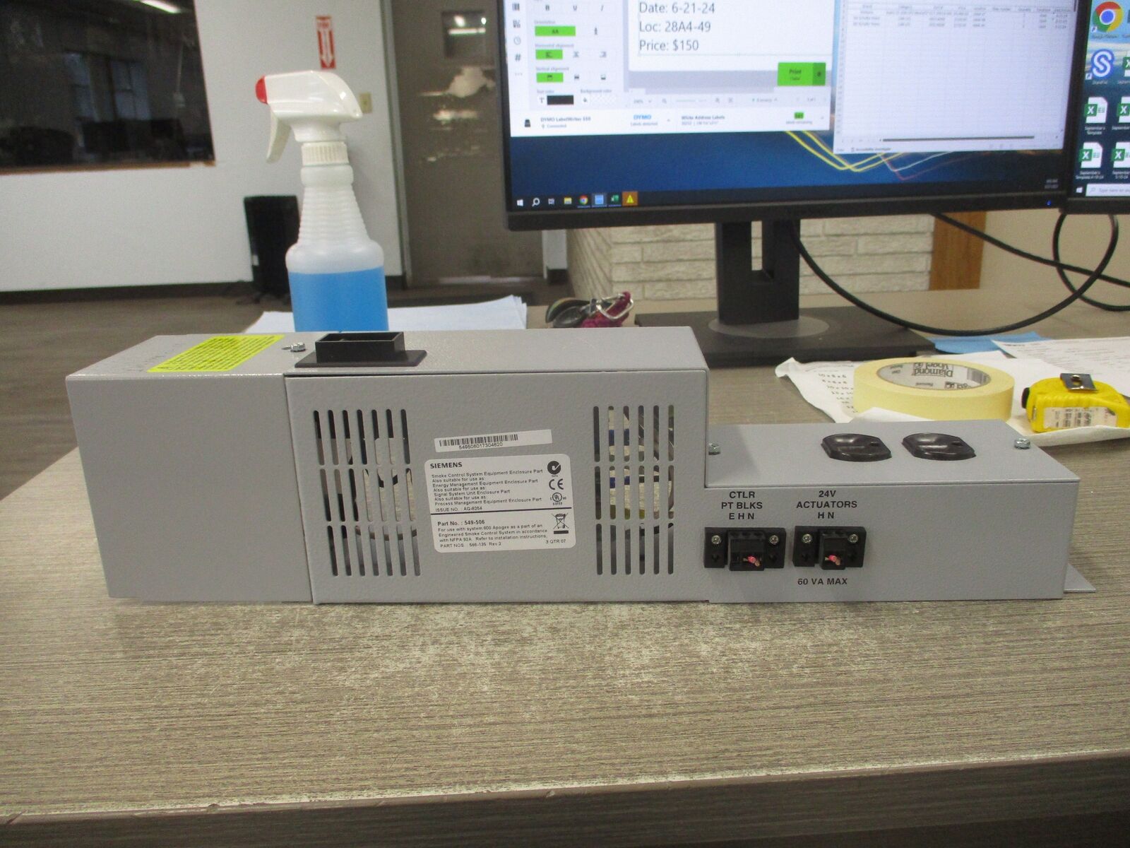 Siemens Power Supply 549-506 Used