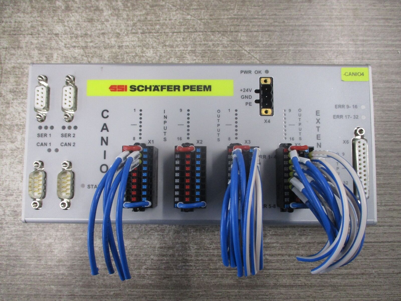 SSI Schafer Peem CAN I/O H01CA008 *No Power Connector* Used