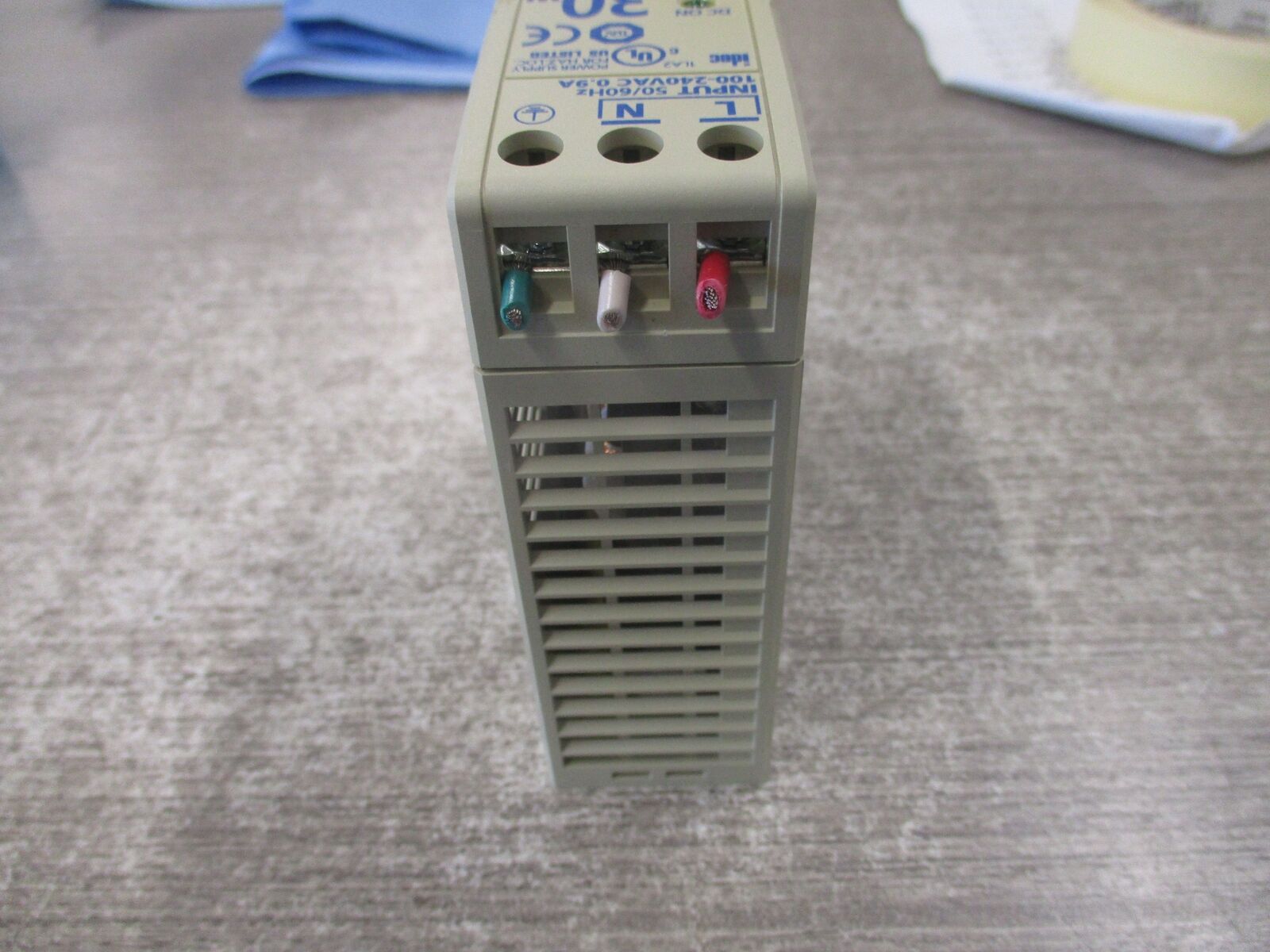 Idec Power Supply PS5R-SC24 30W Input: 50/60Hz / 100-240VAC / 0.9A Output: 24VDC
