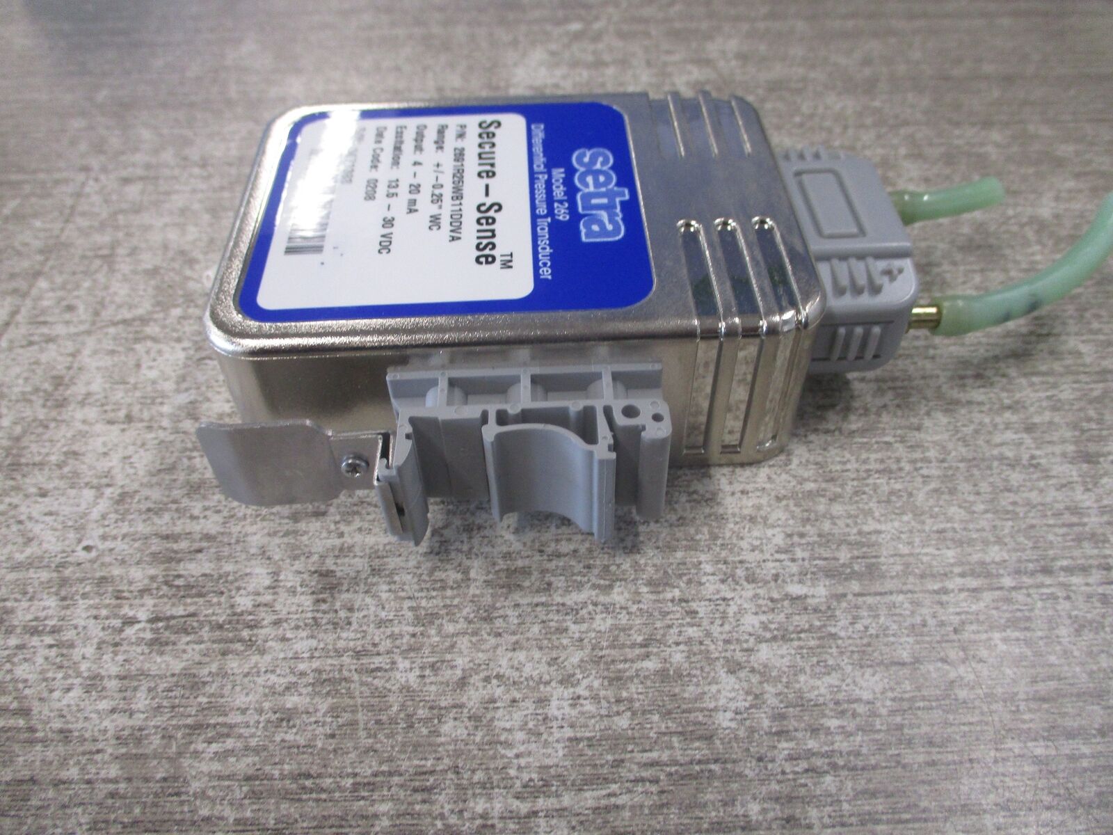 Setra Model 269 Secure-Sense Differential Pressure Transducer 2691R25WB11DDVA Ra