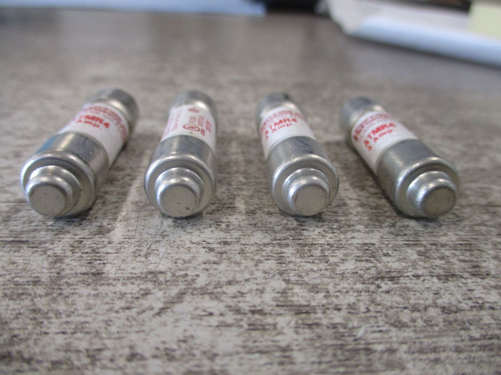 Ferraz Shawmut Fuse ATMR4 600V 4A * Lot of 4 * Used