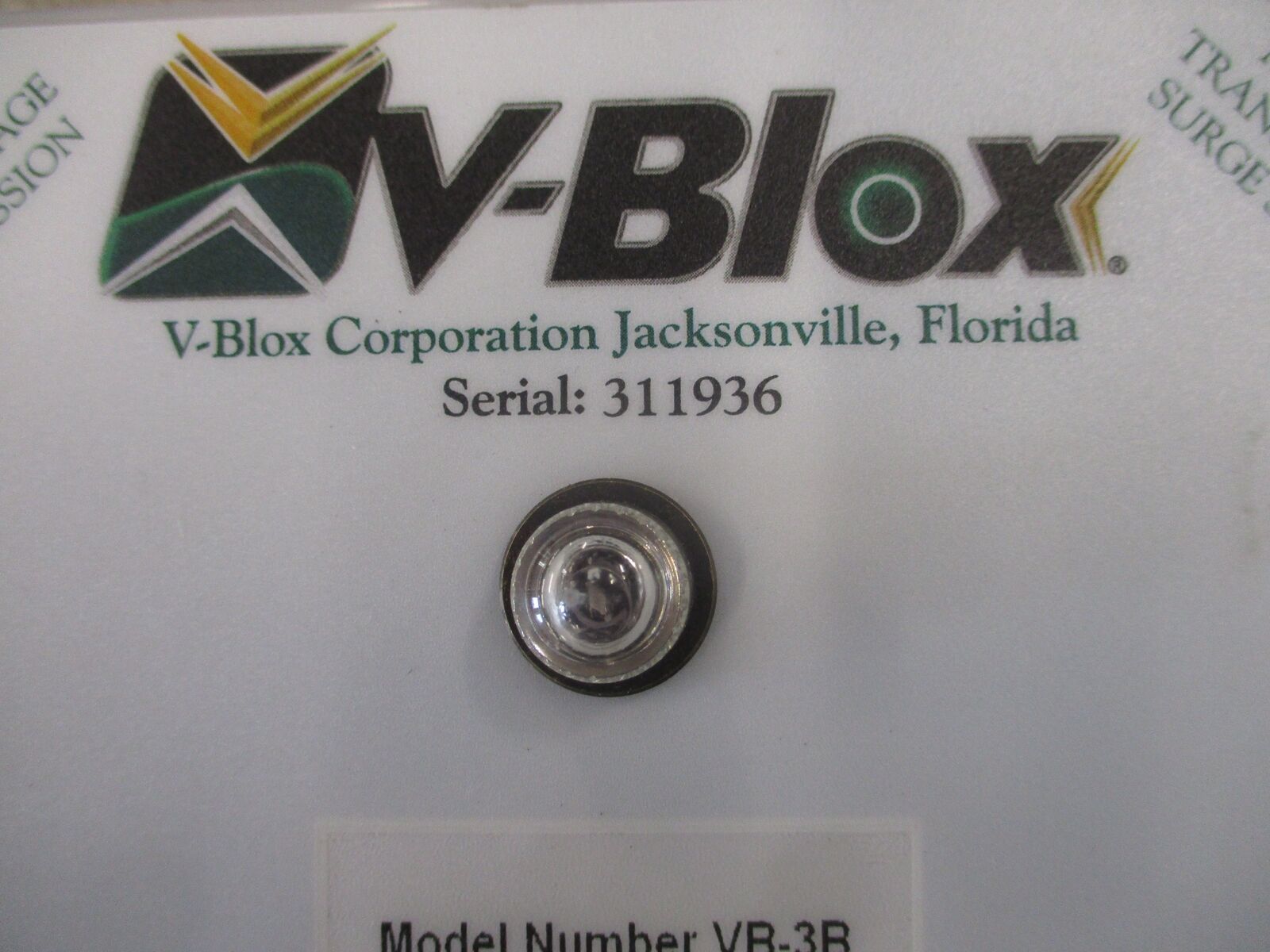 V-Blox Surge Suppressor VB-3B 120/208V 3Ph 50/60Hz Used