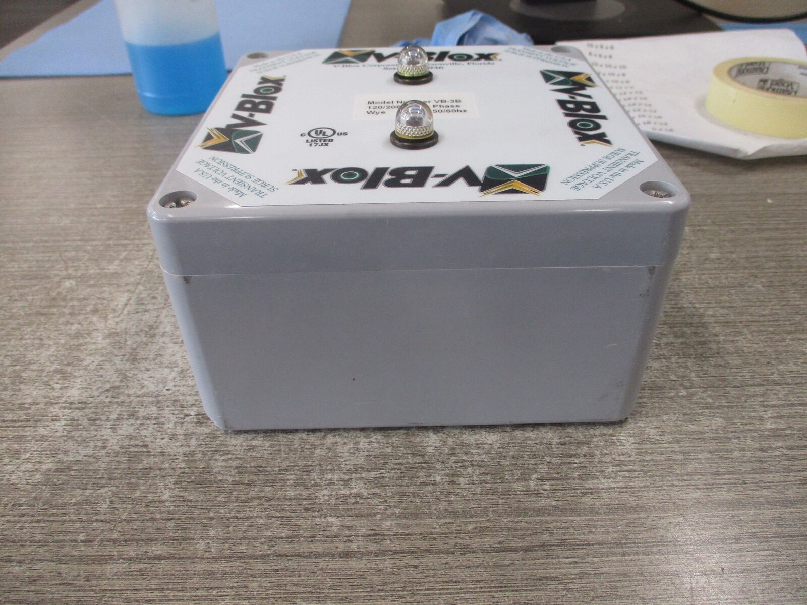 V-Blox Surge Suppressor VB-3B 120/208V 3Ph 50/60Hz Used