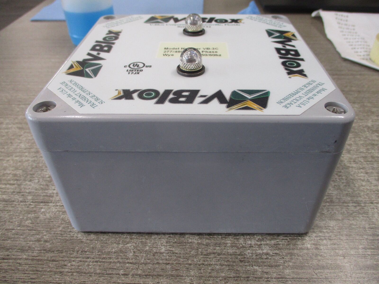 V-Blox Surge Suppressor VB-3C 277/480V 3Ph 50/60Hz Ratings: 900V L-N / 2000V L-G