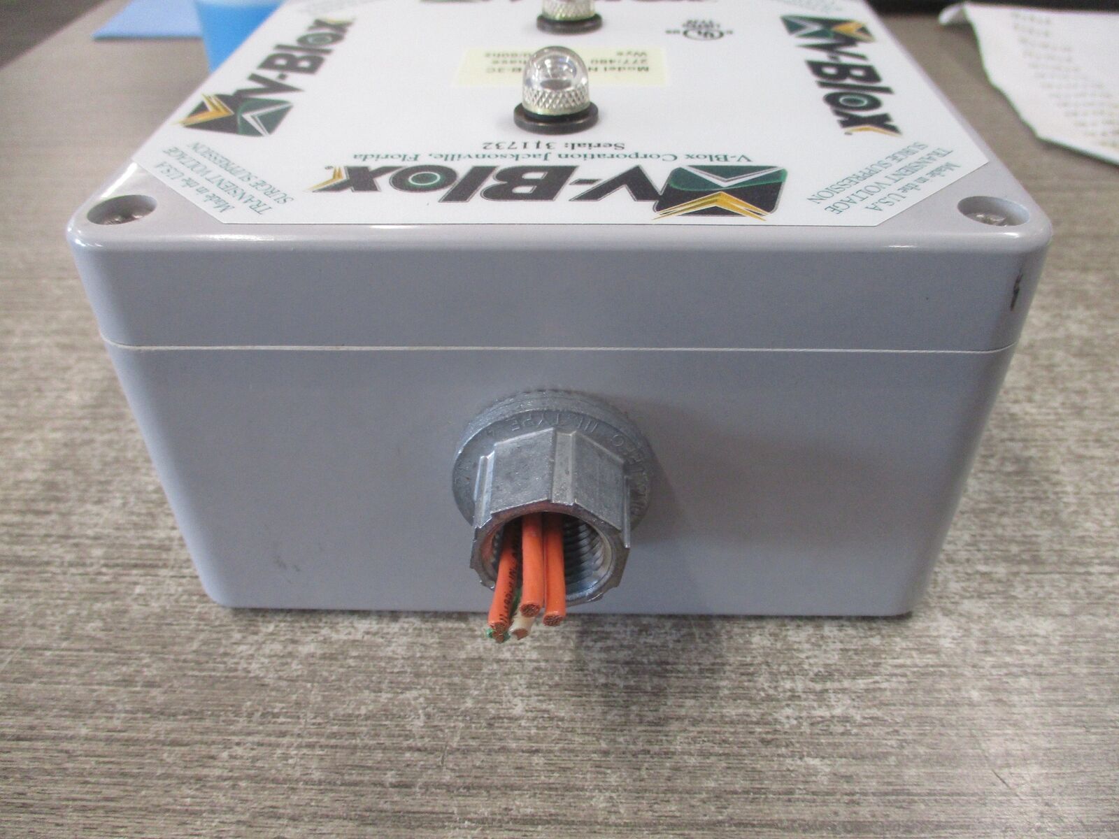 V-Blox Surge Suppressor VB-3C 277/480V 3Ph 50/60Hz Ratings: 900V L-N / 2000V L-G