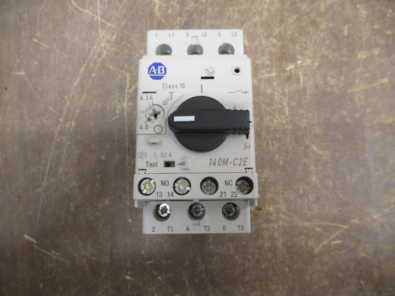 Allen-Bradley Manual Motor Protector 140M-C2E-B63 Ser. C Trip: 4.0-6.3A