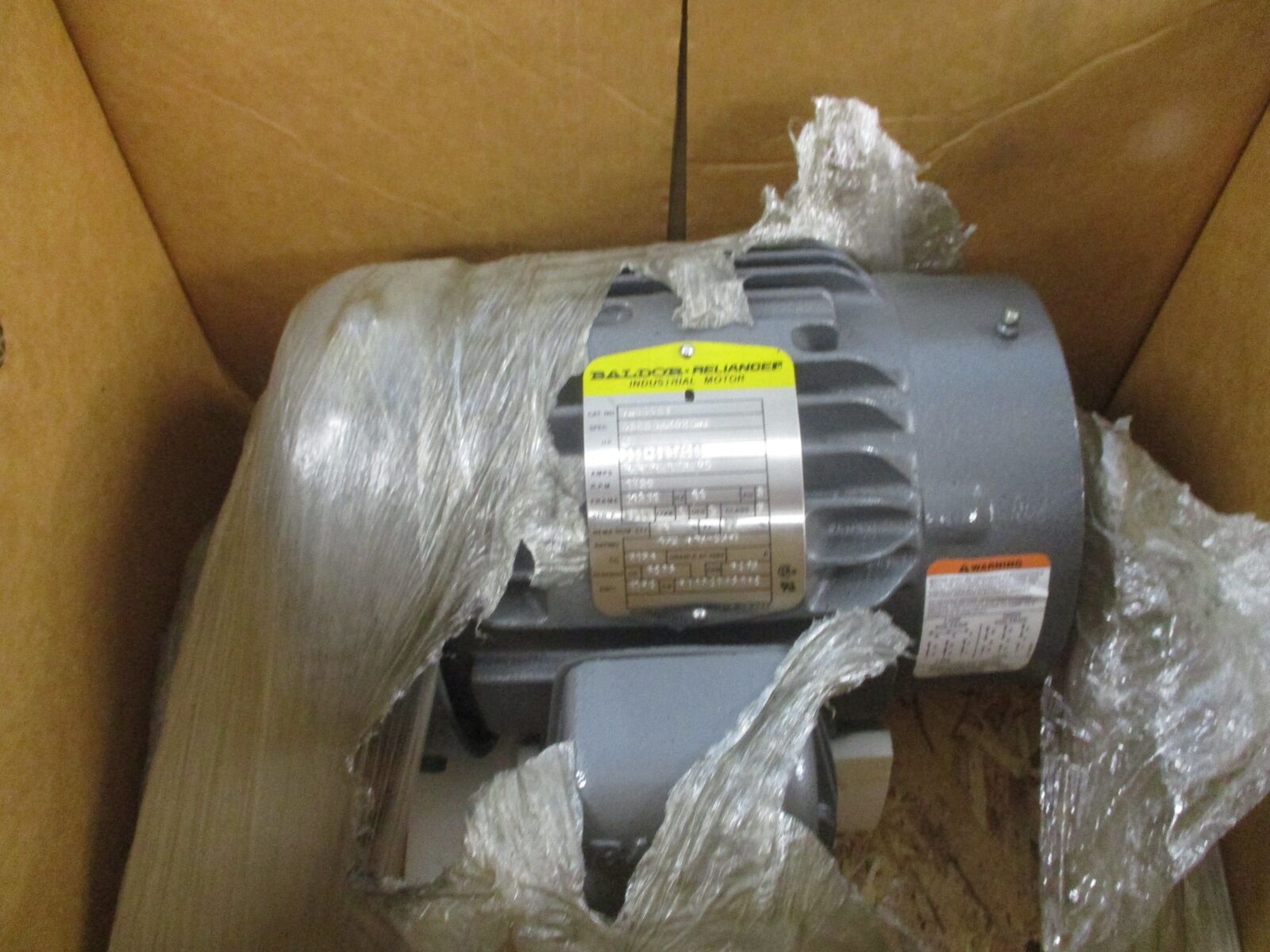 Baldor Reliancer Motor F1102095952 2HP 208-230/460V 1750RPM New Surplus