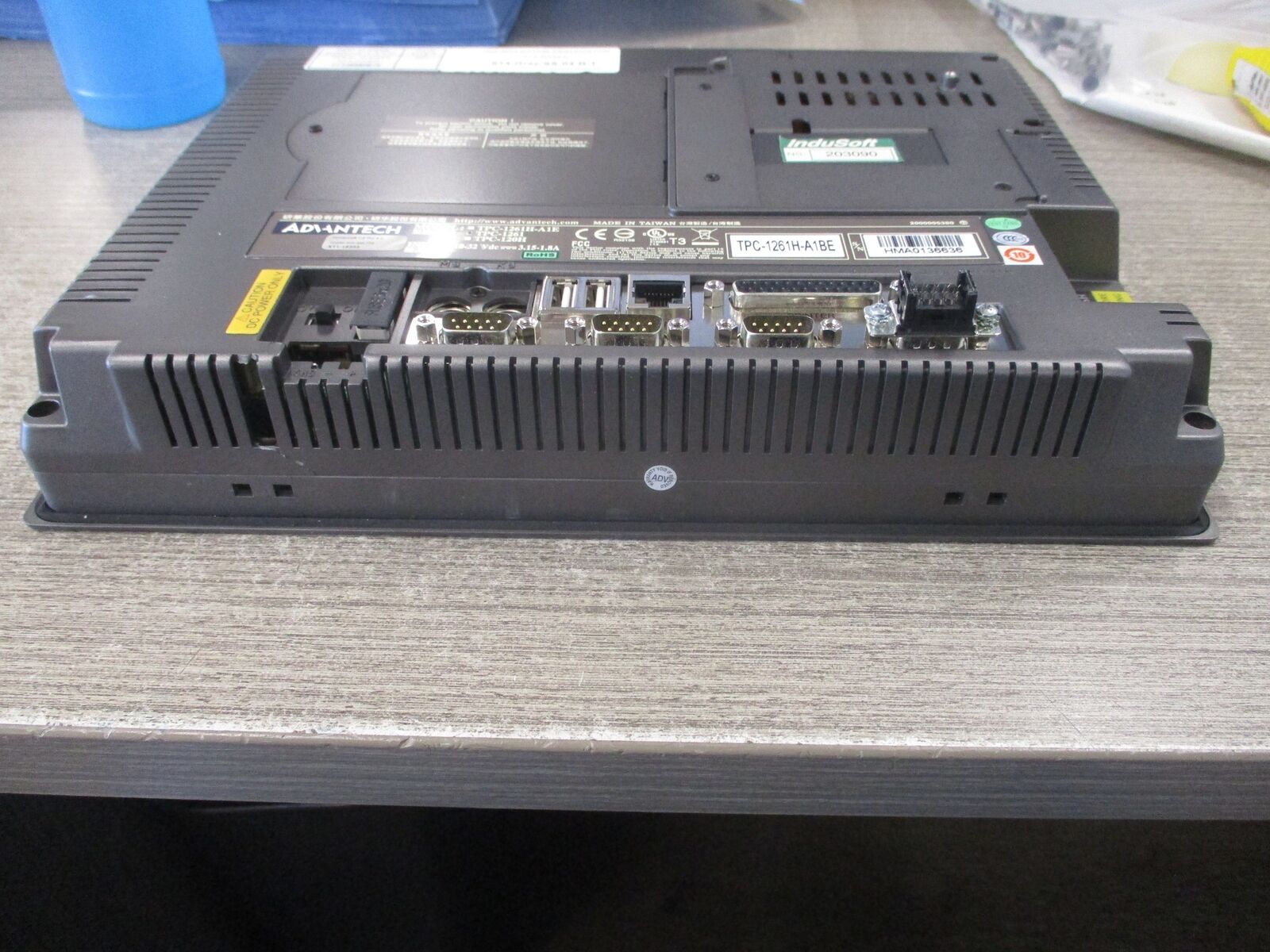 Advantech Touchscreen Panel PC TPC-1261H-A1BE * Broken Case * Used