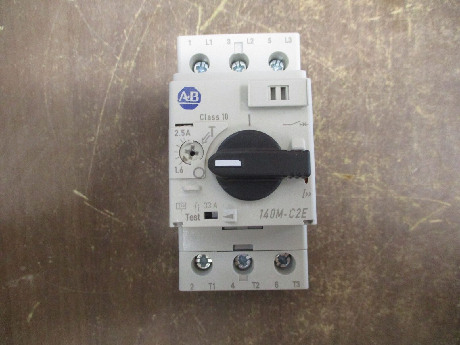 Allen-Bradley Manual Motor Protector 140M-C2E-B25 Ser. D Trip: 1.6-2.5A
