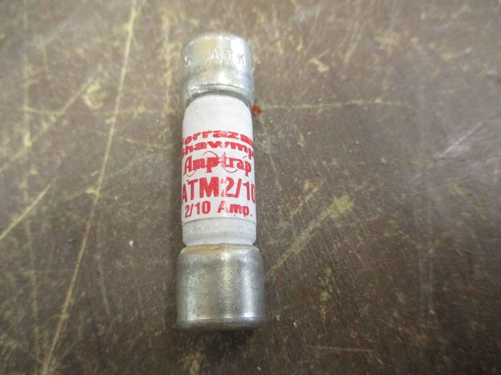 Ferraz Shawmut Amp-Trap Fuse ATM2/10 2/10A 600V *Lot of 6* Used