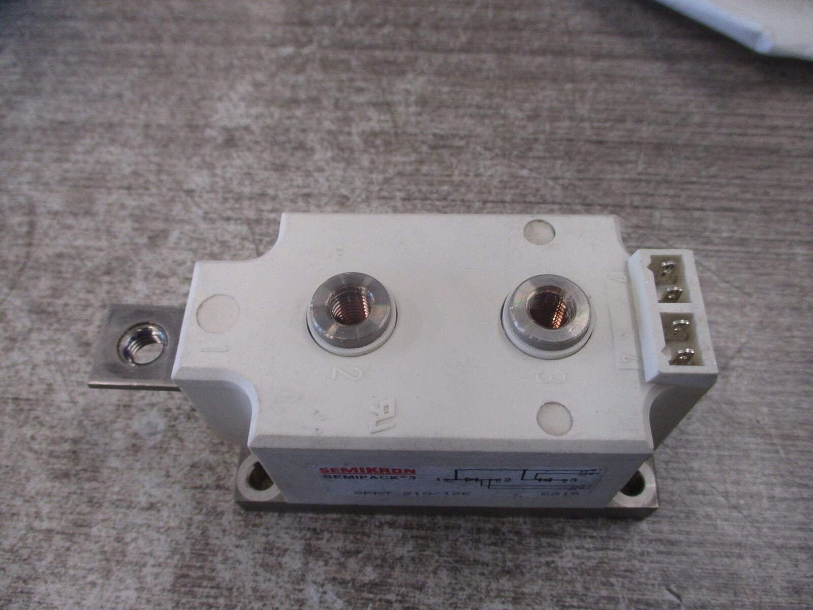 Semikron Semi Pack 3 Thyristor Module SKKT 210/12E Used