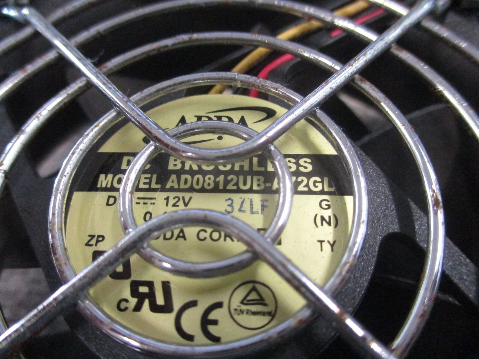 ADDA Axial Fan AD0812UB-A72GL 12VDC 0.45A Used