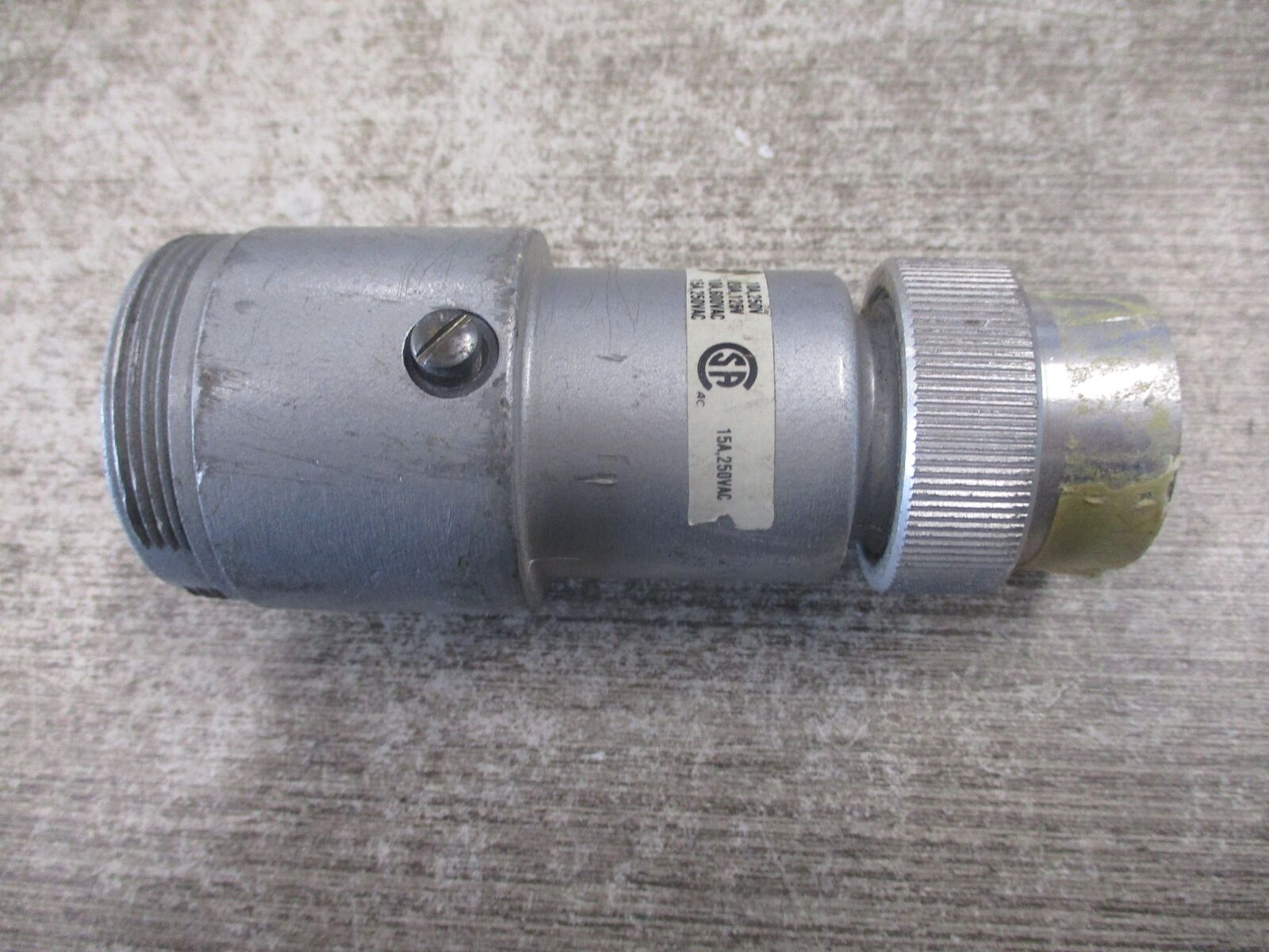 Russellstoll Receptacle 3914 15A 250/600V 4P Used