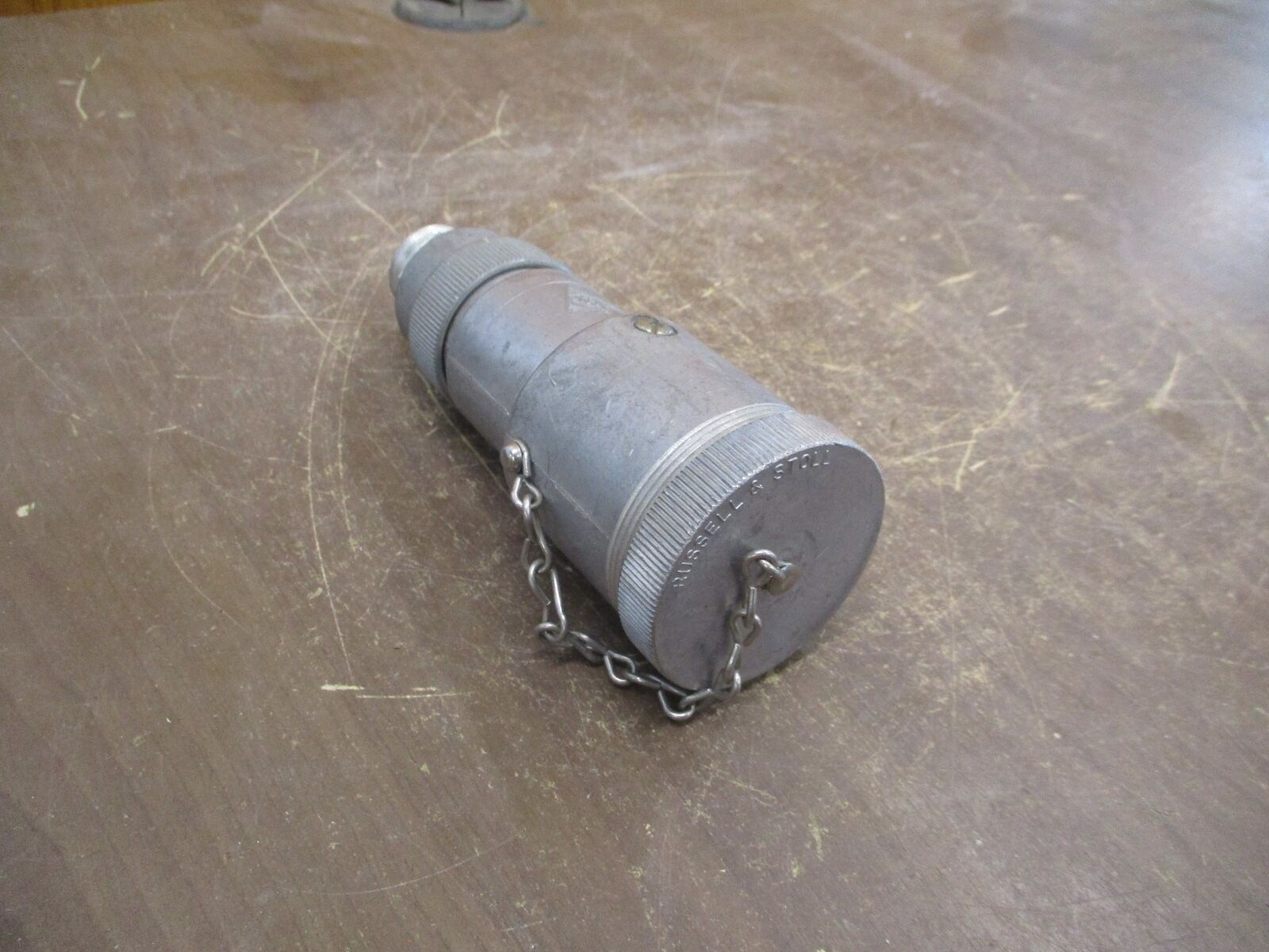 Russellstoll Connector 3934 20A 600V 30A 250V 3P 4W w/ Cover Used
