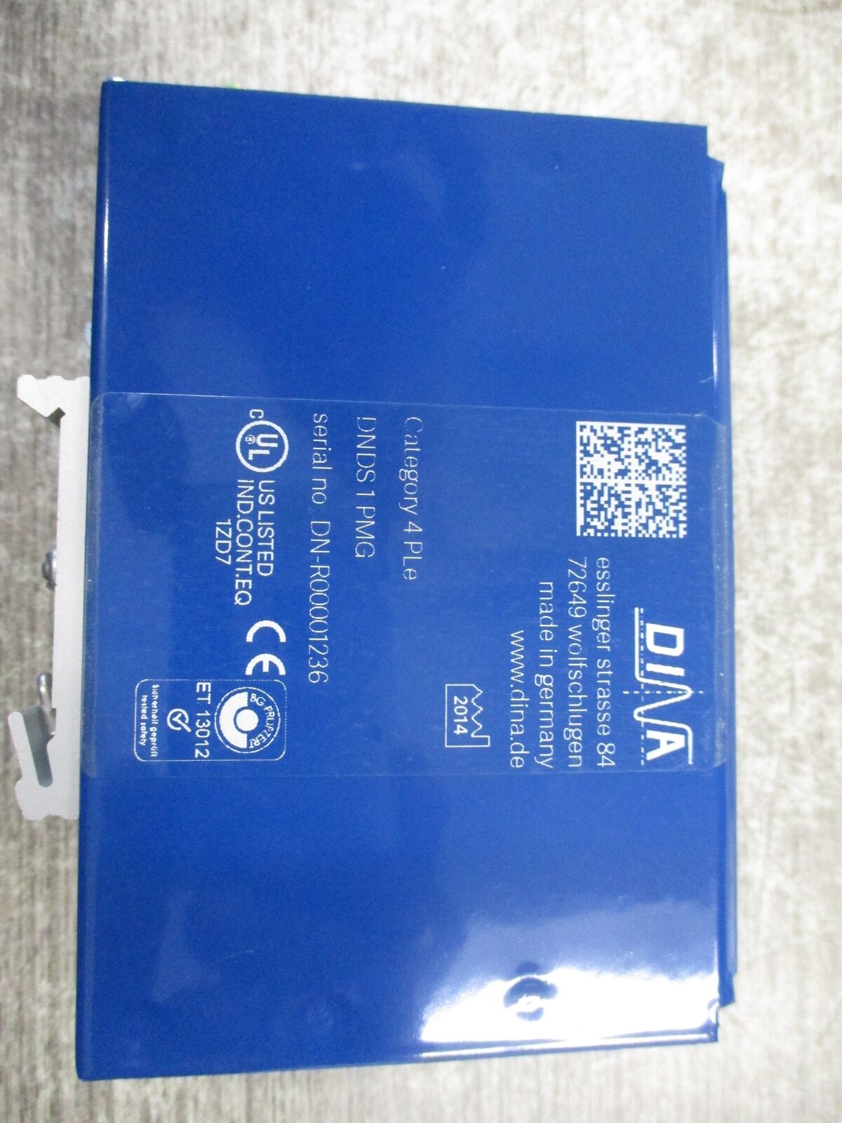 Dina 2-Slot PLC Rack DNDS 1 PMG Used