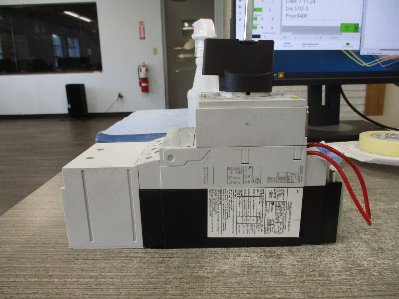 Eaton Breaker Disconnect NS 2-160-NA 160A 3P * No Handle * Used