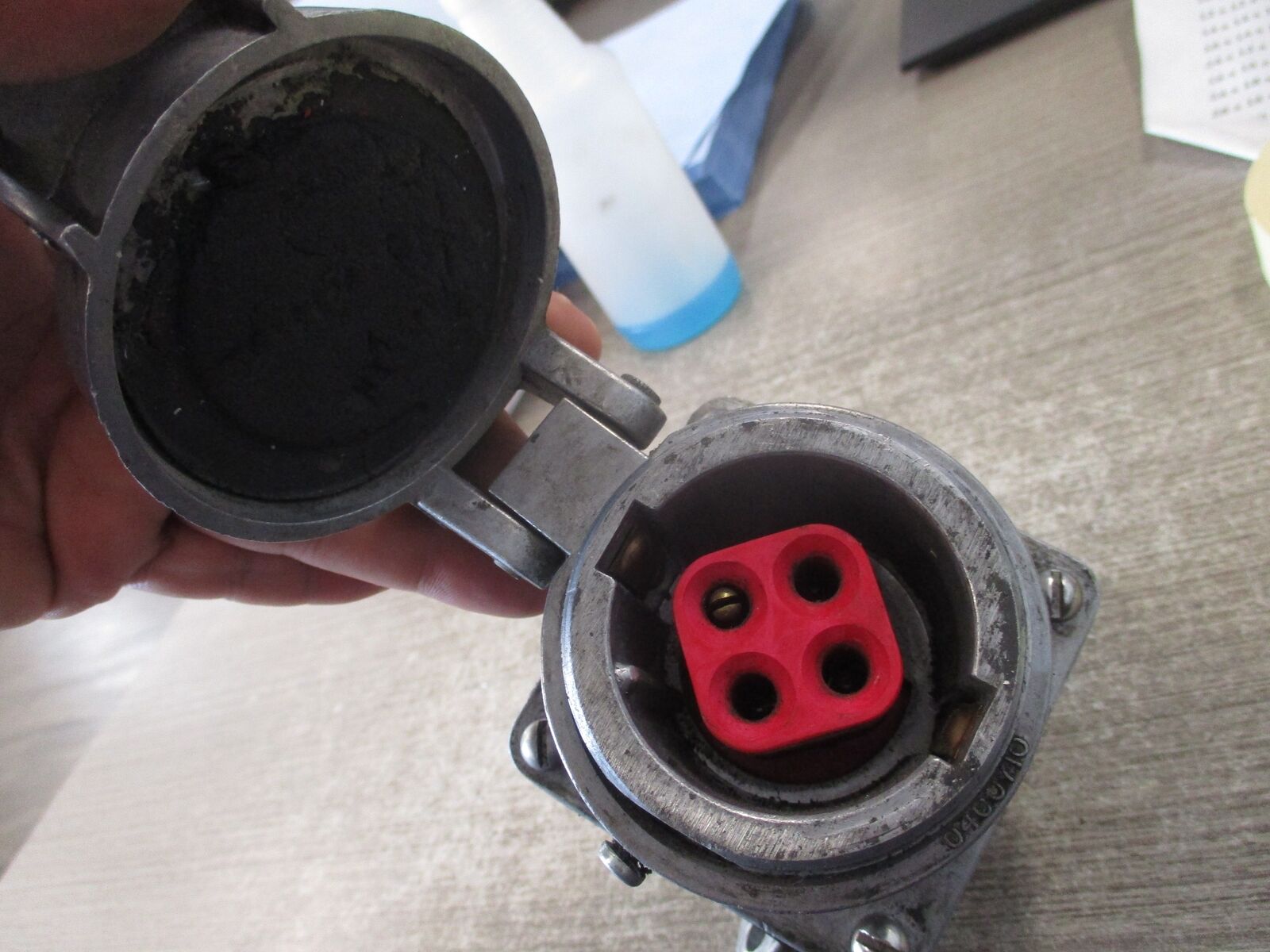 Crouse-Hinds Arktite Receptacle AR342 30A 3W 4P W/Base Used