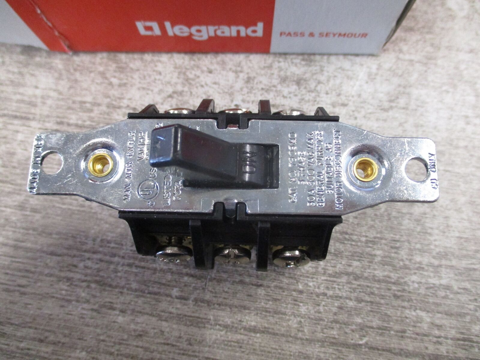 Pass & Seymour Legrand Manual Motor Controller 7803-MD 30A 600V New Surplus