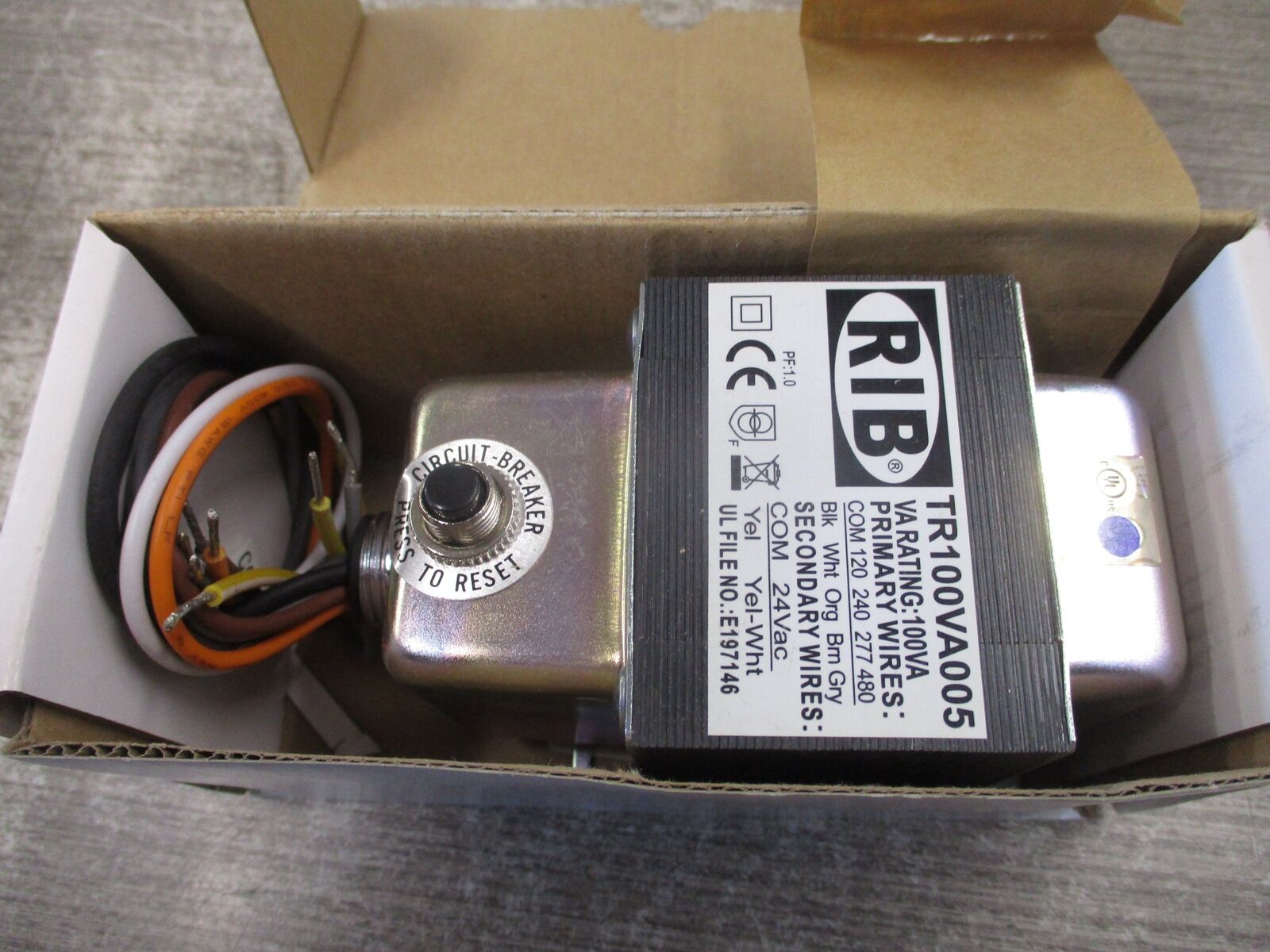 Functional Devices Inc. RIB Transformer TR100VA005 100VA Pri: 120/240/277/480V S