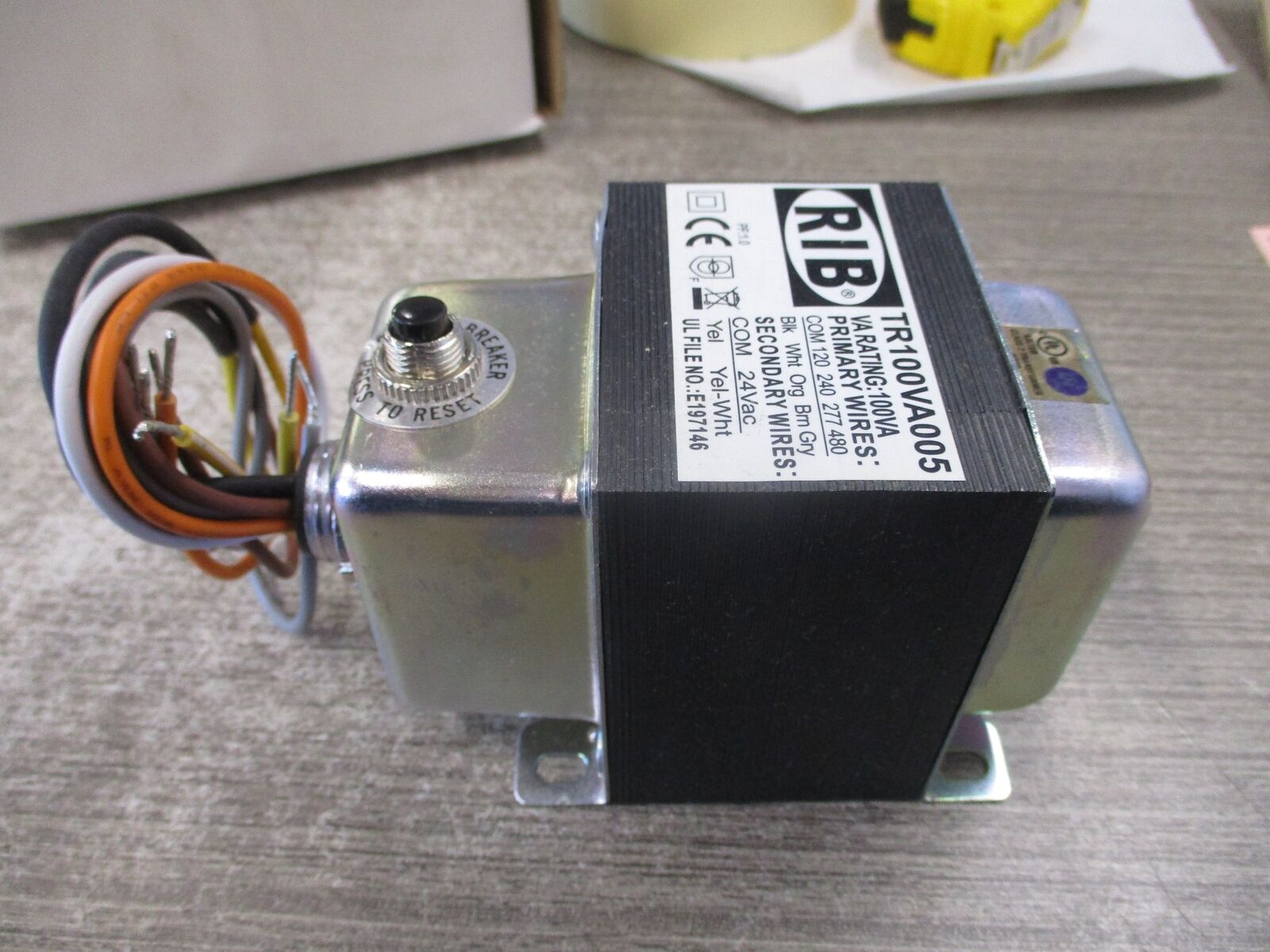 Functional Devices Inc. RIB Transformer TR100VA005 100VA Pri: 120/240/277/480V S