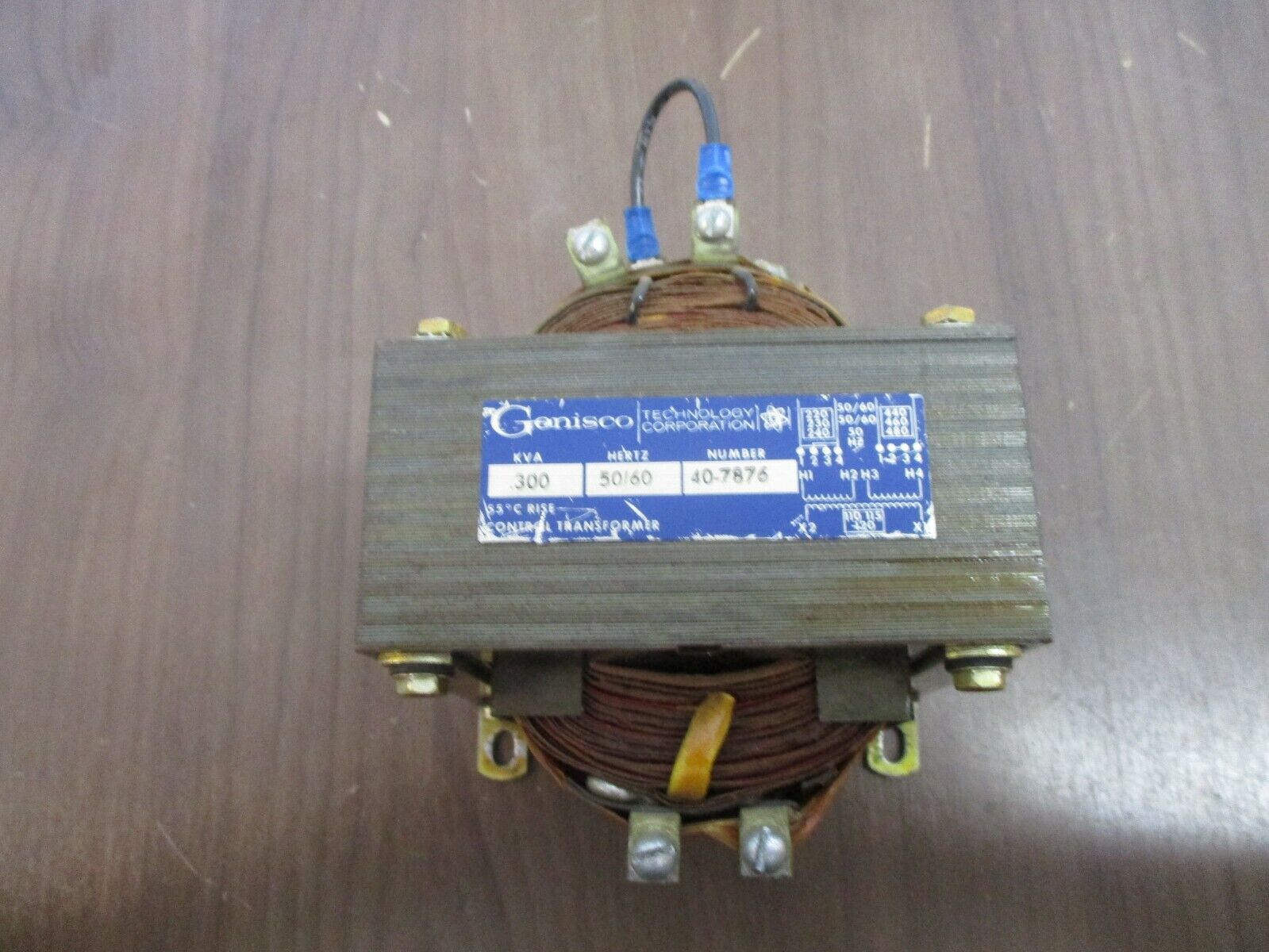 Genisco Control Transformer 40-7876 0.300kVA Pri: 240/480V Sec: 120V 50/60Hz