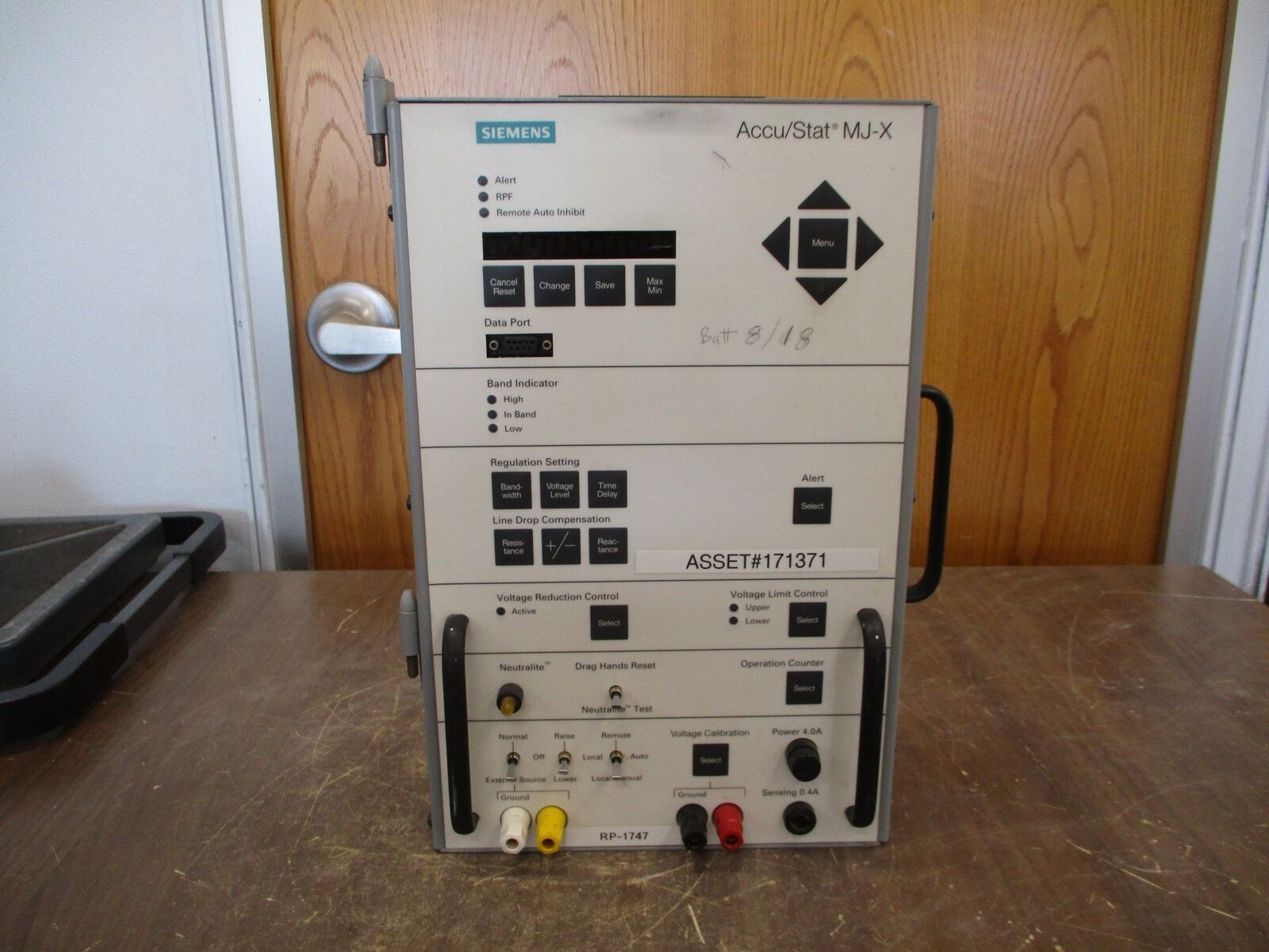 Siemens Accu/Stat MJ-X Voltage Regulator Control Panel C-61310 Used